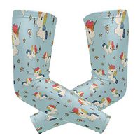 Anyangquji Pony Unicorn Arm Sleeve Protectiv for Man Elbow Brace for Arthritis (1 Pair)