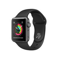 Apple Series 2 Watch for iPhone - 42mm Space Gray Aluminum Case with Black Sport Band (Renewed)