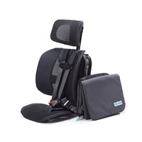 WAYB Pico Travel Car Seat and Travel Bag Bundle - Portable Travel Car Seat Black