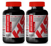 Weight Loss Capsules - Green Coffee Extract Cleanse - Green Coffee Bean Supplements - 2 Bottles 120 Capsules