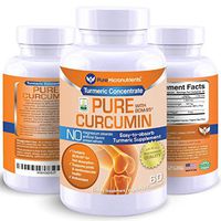 Pure Turmeric Curcumin BCM-95 Supplement + Black Pepper, Organic, Vegan, 60 Veg. Capsules, 1000 mg - Pure Micronutrients