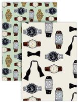 Watches Reversible Rolled Gift Wrap Paper
