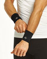 Tommie Copper Men's Recovery Compression Wrist Sleeves Black XL