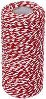 Red and White String Twine fit for DIY Gift Packing Wedding Birthday Gardening Ornament