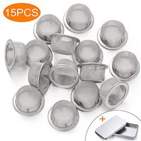 Stanker 0.5 Inch Premium Diameter Stainless Steel Mental Screen Filters with Metal Box