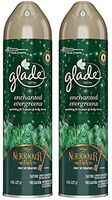 Glade Air Freshener Spray - Holiday Collection 2018 - Enchanted Evergreens - Net Wt. 8 OZ (227 g) Per Can - Pack of 2 Cans