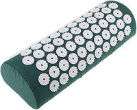 MQUPIN 1Pcs Acupressure Massage Pillow for Neck Pain Treatment, Relieve Stress, Yoga Mat Massager Pillow for Body Pain Relief Health Care Massager Cushion (Dark Green)