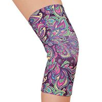 Celeste Stein Pain Relieving Compression Knee Sleeve - 4 Way Elastic Stretch Band for Extra Support, Multicolor, Plus Size