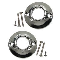 Danco 88214 Standard Curtain Holder, Metal, Chrome Plated, for Use with 1 in Dia Shower Rods, 1"