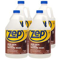 Zep Wood Deck and Fence Pressure Wash Cleaner Concentrate 128 Ounce ZUDFW128 (Case of 4) Construction Grade