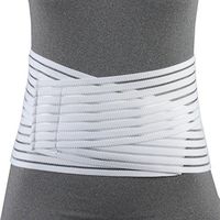 OTC Lumbosacral Support, 7-inch Lower Back, Lightweight Compression, Elastic, Medium