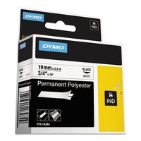 DYMO - Rhino Permanent Poly Industrial Label Tape Cassette, 3/4in x 18ft, White 18484 (DMi EA by DYMO