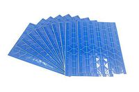 WEI LONG 10 Sheets(1020-pack) Multi-Colored Self-Adhesive PVC Photo Corners Stickers for DIY Scrapbook, Photo Storage, Personal Journal&Travel Recording Diary Adhesive