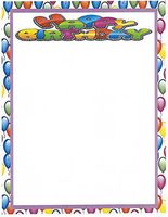 Happy Birthday Balloons Stationery Printer Paper 26 Sheets