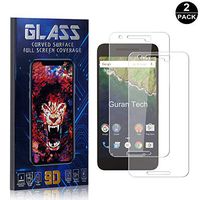 Bear Village Screen Protector for Huawei Nexus 6P, Scratch Resistant 9H Hardness, Ultra Thin Tempered Glass Screen Protector Film for Huawei Nexus 6P, 2 Pack