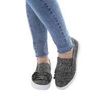 Women Casual Shoes, Neartime Fashion Vintage Flower Pattern Outdoor Shoes Round Toe Flat Flock Girls Basic Sneakers