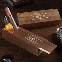 Stanford Customizable Cigar Box - Gift for Groomsmen (Personalized Product)