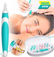 Joruby Earwax Remover - Earwax Removal Tool - Ear Wax Cleaner Tool - Ear Wax Removal - Soft Silicone Spiral Earwax Remover Tool Kit with 16 Replacement Heads Tips Safe and Soft for Adults and Kids