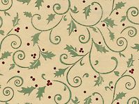 HOLLYDAY BERRIES KRAFT Tissue Paper240~20"x30" Sheets Tissue Prints (1 unit, 240 pack per unit.)