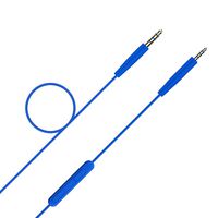 QC35 QC25 Replacement Cable Headphone Audio Cord Compatible with Bose QuietComfort25/35, OE2/OE2i, Soundlink/SoundTrue Headphones, Mic Volume Control for Apple and Android Devices (Blue)