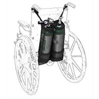 Wheelchair Oxygen Cylinder Bag - O2 Tank Carrier Backpack Holder for"D" and"E" Cylinders Bottle, Dual and Portable
