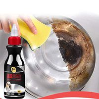 Metal Surface Rust Remover,Kitchen Pot Bottom Stainless Steel to Cleaner,Burn Mark Removing Detergent, for Home Use and Kitchen Dirt Cleaning (1pcs)