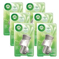 Air Wick plug in Scented Oil Warmer, White, 6ct, Essential Oils, Air Freshener