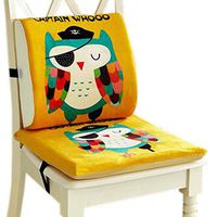 Kylin Express Indoor/Outdoor Soft Home/Office Squared Seat Breathable Chair Cushion with Backrest, No.9