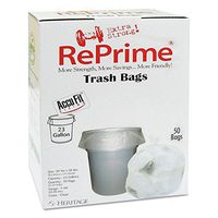 RePrime H5645TCRC1CT Can Liners 23gal 0.9mil Clear 28-Inch x 45-Inch 50/Box 6 Boxes/Carton