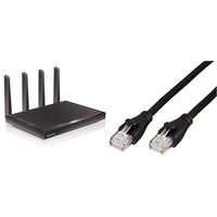 NETGEAR Nighthawk X4S DOCSIS 3.1 Ultra-High Speed WiFi Cable Modem Router Combo & AmazonBasics RJ45 Cat-6 Ethernet Patch Internet Cable - 5 Feet (1.5 Meters)