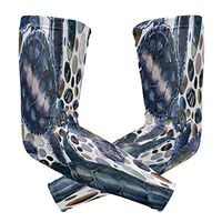 ZZKKO Sea Turtle Cooling Arm Sleeves Cover Uv Sun Protection for Men Women Running Golf Cycling Arm Warmer Sleeves 1 Pair