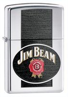 Zippo Jim Beam High Polish Chrome Lighter
