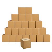 EdenseeLake Shipping Boxes Small 4 x 4 x 4 inches Cardboard Boxes, 25 Pack