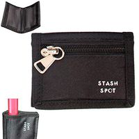 Smell Proof Coin Purse Bag by Stash Spot – Wrap-Around Pouch Design & Built-in Single Zipper Lock w/Refreshable Carbon, Safe Secure Odor Proof Water Resistant Small Case Container (4”x3”x3”)