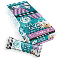 Daryl's Performance Line Frosted Vanilla Cupcake, Gluten Free, Protein Bars (12 Bars)