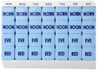 Large 7 Day Weekly Pill Organizer - Large 7 Day Weekly Pill Organizers - 70027PL70027PL