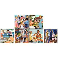 Decorative Weekend R&R Set of 6 Square Box Candle and Fireplace Wood Matches 2.25x2.25x.75