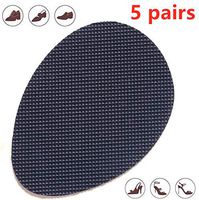 Non-Slip Shoes Pads 5 Pairs, High Quality Rubber Self-Adhesive Anti-Slip Shoe Grips Sole Stick Protector Upgraded Skid Proof Sole Stick Protector