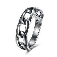 Classical Antique Silver Band Rings Jewelry Birthday Gifts Presents Design for Women Anniversary Gifts
