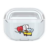 Youyouchard BTS Airpods Case, KOYA RJ SHOOKY MANG CHIMMY TATA Cooky Airpods Case AirPods Accessories Portable & Protective Transparent Cover Case for Airpods3(BTS-5)