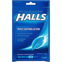 Halls Drops, Menthol-Lyptus, 30-Count Drops