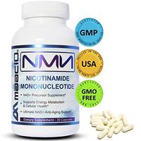 MAAC10 NMN Nicotinamide Mononucleotide Supplement (NMN 125mg Capsules). The Most Powerful NAD+ Precursor More Stable Than Riboside. We use 99% Pure Pharmaceutical Grade Stabilized NMN (30 Count).