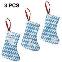 Christmas Tree and Fireplace Decoration Blue Wave Inspiring Christmas Stockings for Funny Xmas Party