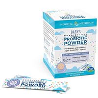 Nordic Naturals Nordic Flora Baby's Probiotic Powder - Digestive Health and Immune Support for Babies and Toddlers Ages 6 Months to 3 Years, 30 Count