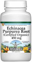 Echinacea Purpurea Root (Certified Organic) - 450 mg (100 Capsules, ZIN: 517653) - 3 Pack