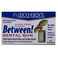 ECODENT Wintergreen Gum 12 Piece, 0.02 Pound