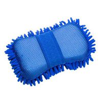 Multi-Function Cleaning Brush Home/Car Sponge, B1, Dark Blue/2 Pieces
