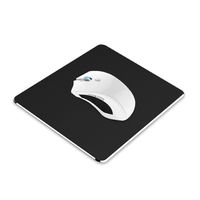 Yihmi Mouse pad, Aluminum Gaming Laptop Mouse pad,0.2 inch Slim Design Anti-Slip Silicon Pads Accurate Control on Mac (Black)