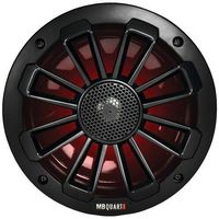MB QUART NK1-116LB Nautic Series 6.5" 120-Watt 2-Way Coaxial Speaker System with Matte Black Finish