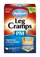 Leg Cramps Tablets by Hyland's, PM Nighttime Formula, Natural Relief of Calf, Foot and Leg Cramps at Night, 50 Count
